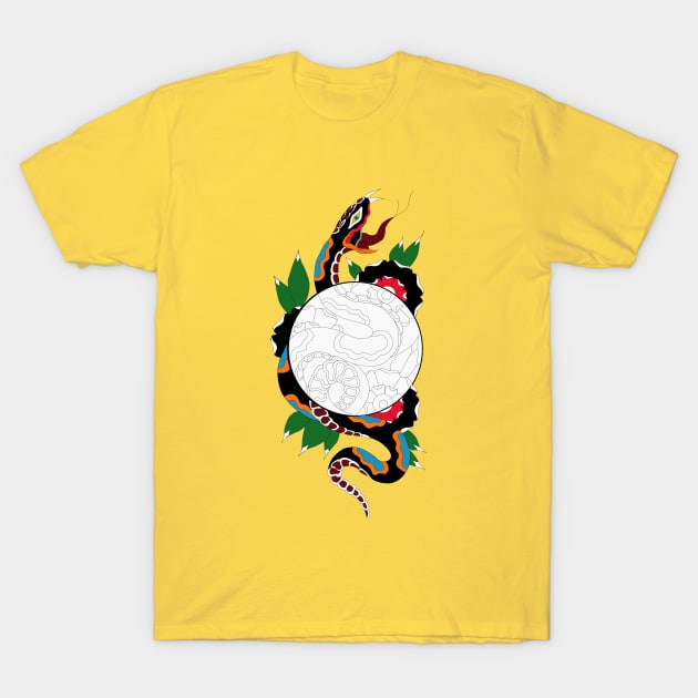 serpiente old school T-Shirt by spacecaps